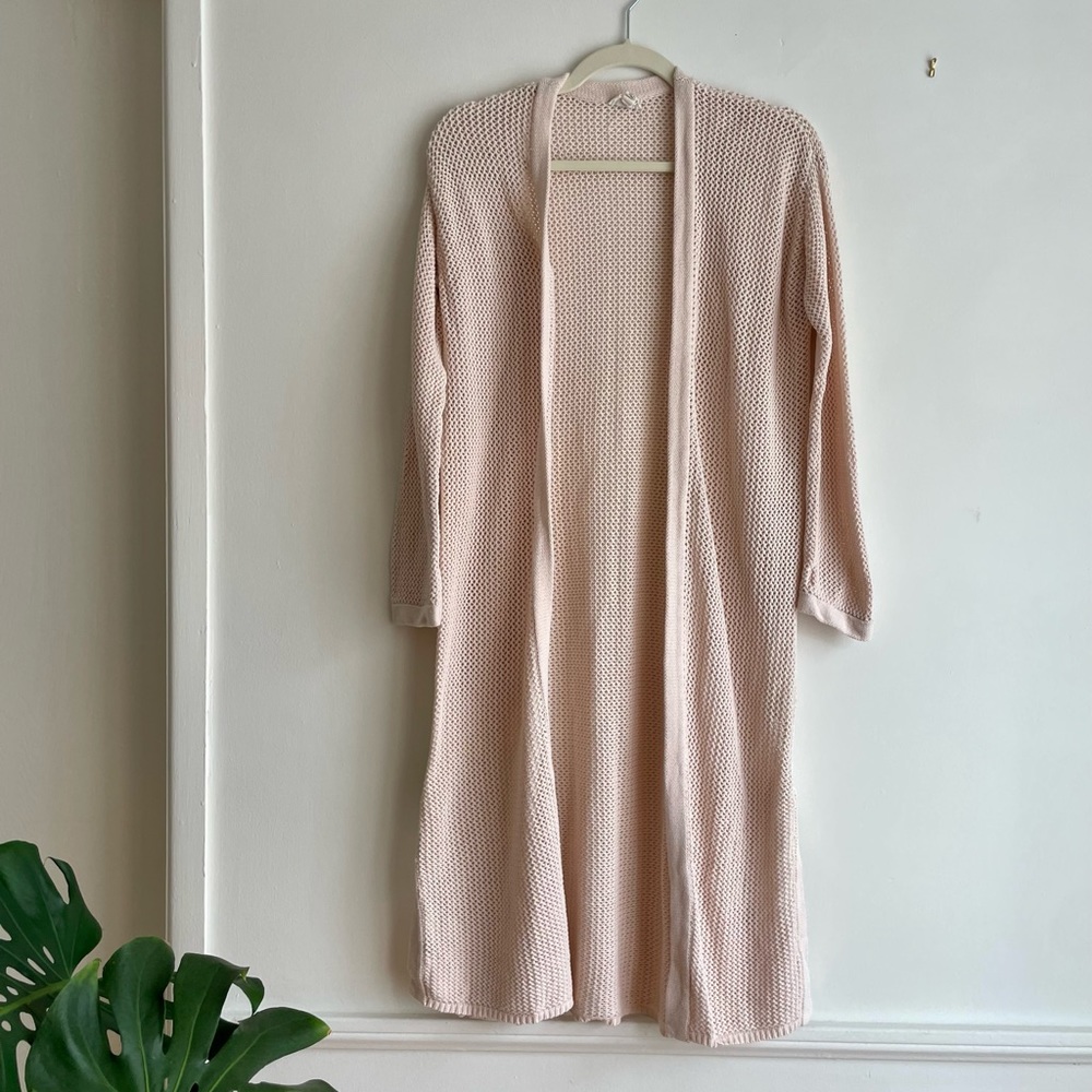 Ivory knit cardigan for casual, cover up